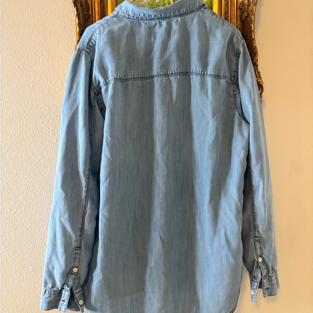 Banana Republic Light Blue Soft Wash Shirt - Picture 6 of 6